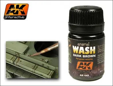 Ciemny wash do zieleni (AK 045)  / 35ml