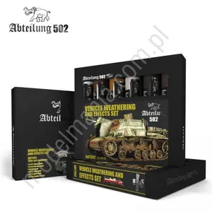 Zestaw farb olejnych Vehicle Weathering and Effects / 6 x 20ml