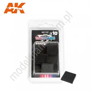 AK Bases - Podstawka kwadratowa 25x25mm 10szt.