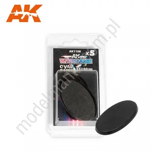 AK Bases - Podstawka owalna 35x60mm 10szt.