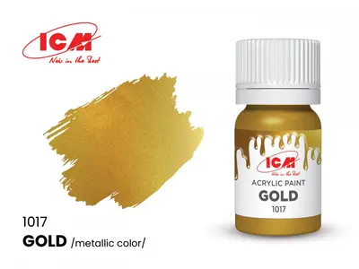 Farba akrylowa - Gold / 12ml
