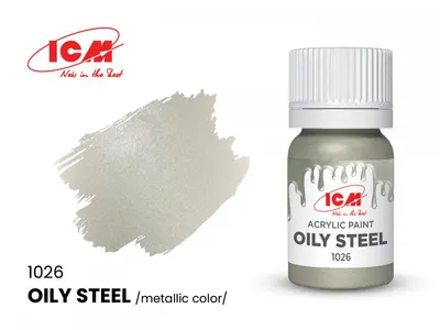 Farba akrylowa - Oily Steel / 12ml