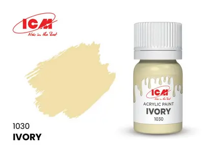Farba akrylowa - Ivory / 12ml