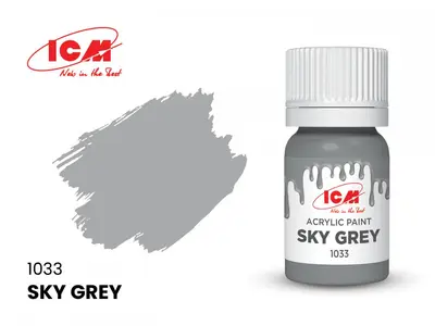 Farba akrylowa - Sky Grey / 12ml