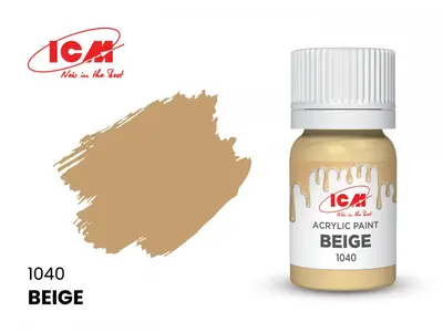 Farba akrylowa - Beige / 12ml