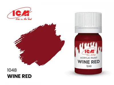 Farba akrylowa - Wine Red / 12ml