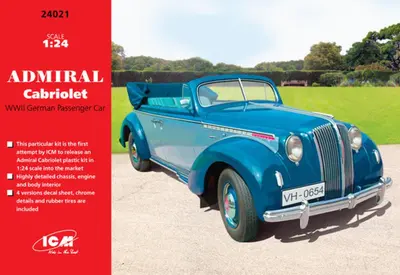 Niemiecka limuzyna Opel Admiral Cabriolet