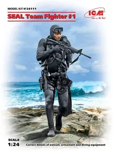 Amerykański żołnierz Navy S.E.A.L. Team 1 (SEAL)