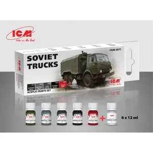 Zestaw farb akrykowych (FOR ALL SOVIET TRUCKS)