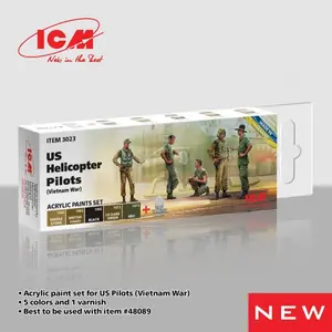 ICM-3023 Acrylic Paint set US Pilots - Vietnam War