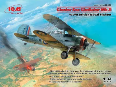 Brytyjski myśliwiec Gloster Sea Gladiator Mk.II, wersja morska