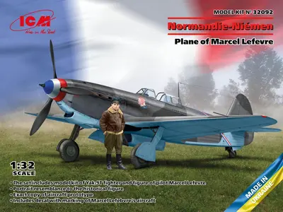 Francuski/sowiecki myśliwiec Yakovlev Yak-9T, Normandy-Neman (Marcel Lefevre)