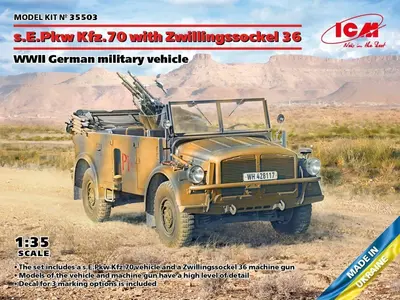 ICM 35503 s.E.Pkw.70 w/Zwillingssockel 36