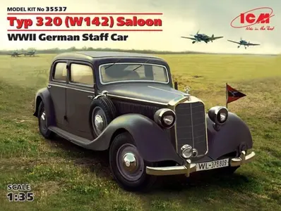 Niemiecki samochód sztabowy Mercedes-Benz Typ 320 (W142) Sallon