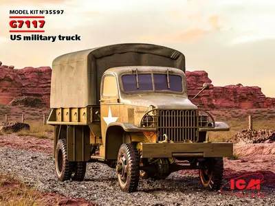 Amerykańska ciężarówka Chevrolet G7117 1,5 ton, 4x4