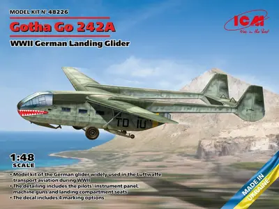 ICM 48226 Gotha Go 242A. Landing Glider.