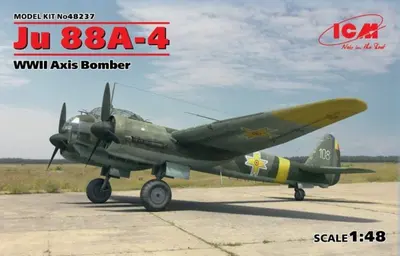 Bombowiec Junkers Ju-88A-4, wersja fińska, rumuńka i węgierska