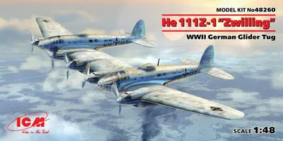 Niemiecki bombowiec Heinkel He-111Z Zwilling