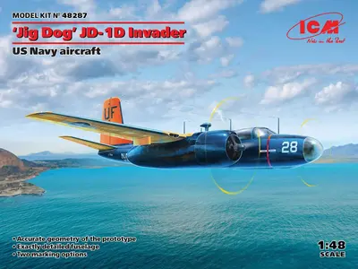 Amerykański samolot wielozadaniowy Douglas A-26 Invader JD-1D, US Navy