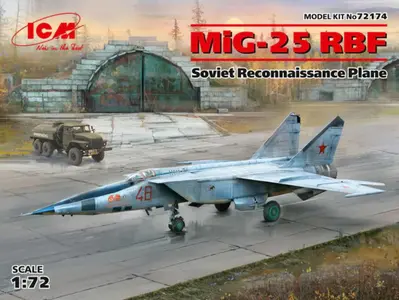 Sowiecki samolot rozpoznawczy Mig-25 RBF Foxbat
