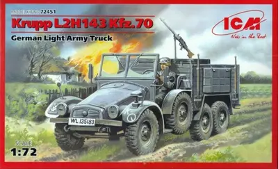 Niemiecki ciągnik Krupp Protze L2H 143 Kfz.70