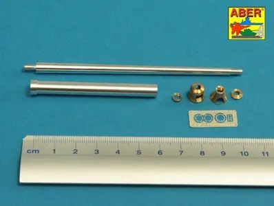 Lufa toczona 8,8cm Kw.K 43/3 L/71 do czołgu Tiger II z wieżą Porsche wczesny