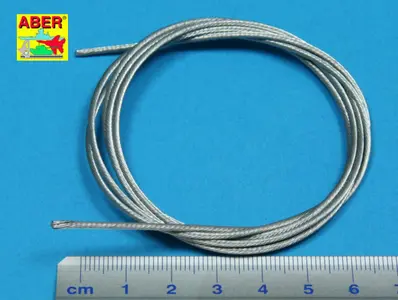 Linka stalowa średnica 1,5 mm, 1m długości