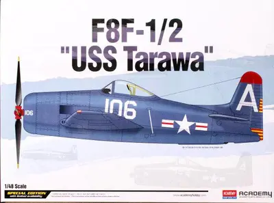 Amerykański szturmowiec Grumman F8F-1/2 Bearcat, USS Tarawa