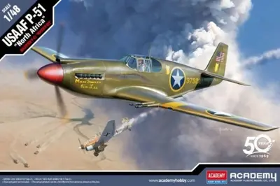 Amerykański myśliwiec North American Mustang P-51, Afryka północna