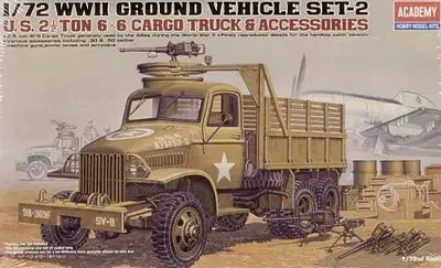 Amerykańska ciężarówka 2.5 Ton Cargo Truck z akcesoriami