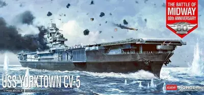 Amerykański lotniskowiec USS Yorktown CV-5, Midway 1942