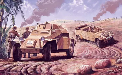 Niemieckie pojazdy zwiadowcze, SdKfz 222 i Kubelwagen