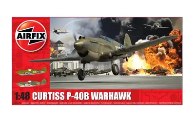Amerykański myśliwiec Curtiss P-40B Warhawk