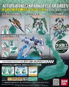 Action Base 2 Sparkle Green Clear