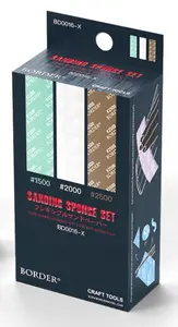Border Model BD0016-X Sanding Sponge Set #1500 #2000 #2500