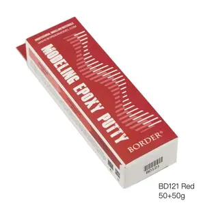 Border Model BD0121 Ingepoxy Putty Red (50g + 50g)