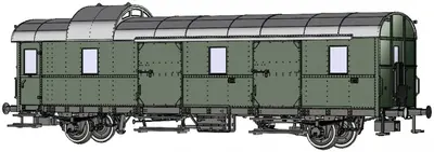 Wagon osobowy typ Pwi-29 z oświetleniem