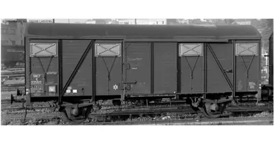 Wagon towarowy kryty typu K