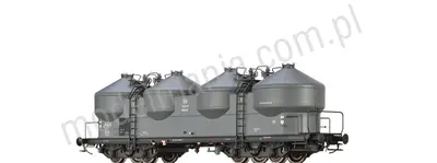 Wagon towarowy silos KKds 55 do przewozu materiałów pylistych
