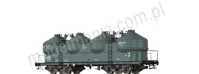 Wagon towarowy silos Uacs946 do przewozu materiałów pylistych