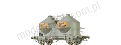 Wagon do przewozu materiałów pylistych