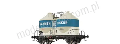 Wagon towarowy silos Kds 56 "Franken Zucker" do przewozu materiałów sypkich