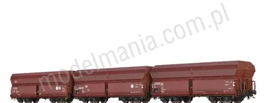 Zestaw 3 wagonów samowyładowczych typ Fads 175 i Fals 175
