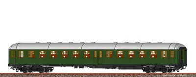 Wagon osobowy typ Bylb 421 z oświetleniem