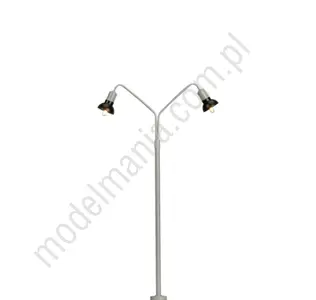 Lampa z podwójnym łukiem, podstawa wtykowa z diodą LED