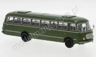 Autobus JZS Jelcz 043 ciemnozielony, 1964, wojskowy,