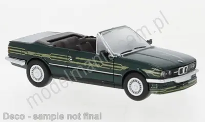 BMW Alpina C2 2.7 Cabriolet metallic ciemnozielony, wystrój, 1986,
