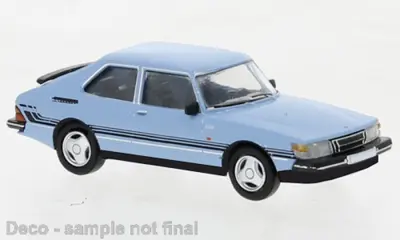 Saab 900 Turbo jasnoniebieski, wystrój, 1986,