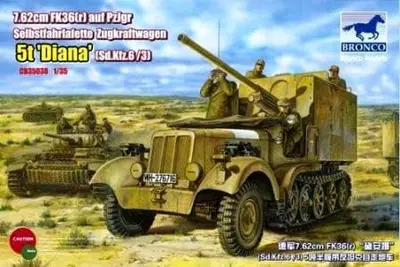 Niemieckie samobieżne działo przeciwpancerne Sdkfz 6 (5T) Diana