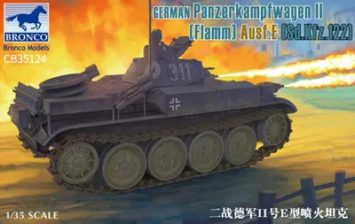 Niemiecki czołg lekki PzKpfw II Ausf.E Flamm